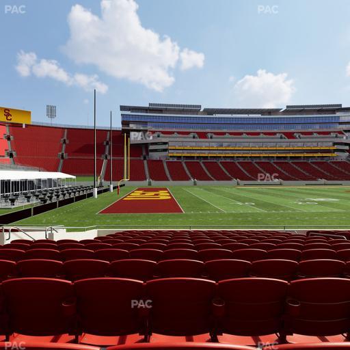 Los Angeles Memorial Coliseum - Section 124 B Seat View