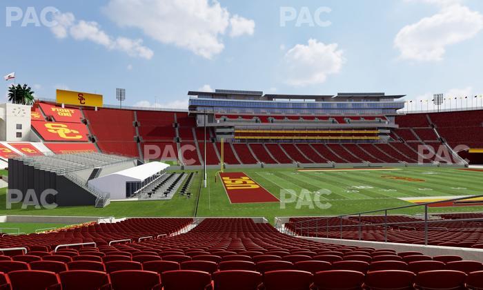 Los Angeles Memorial Coliseum - Section 125 A Seat View