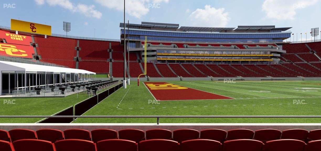 Los Angeles Memorial Coliseum - Section 125 A Seat View