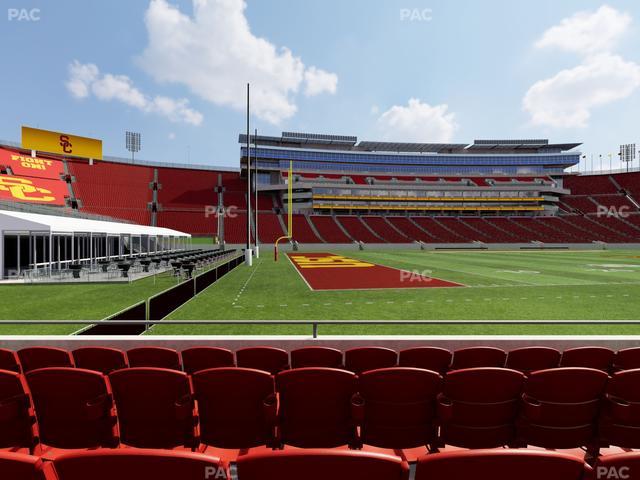 Los Angeles Memorial Coliseum - Section 125 A Seat View