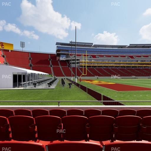 Los Angeles Memorial Coliseum - Section 125 B Seat View