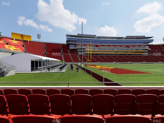 Los Angeles Memorial Coliseum - Section 125 B Seat View