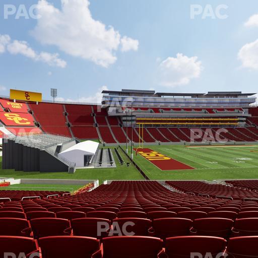 Los Angeles Memorial Coliseum - Section 125 B Seat View