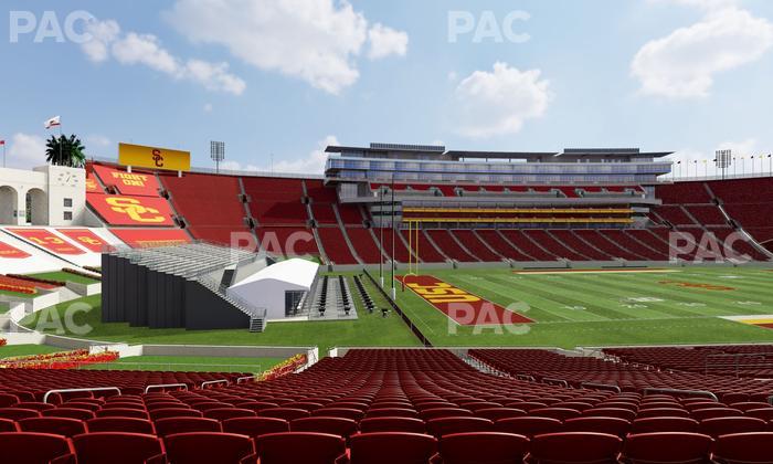 Los Angeles Memorial Coliseum - Section 125 B Seat View