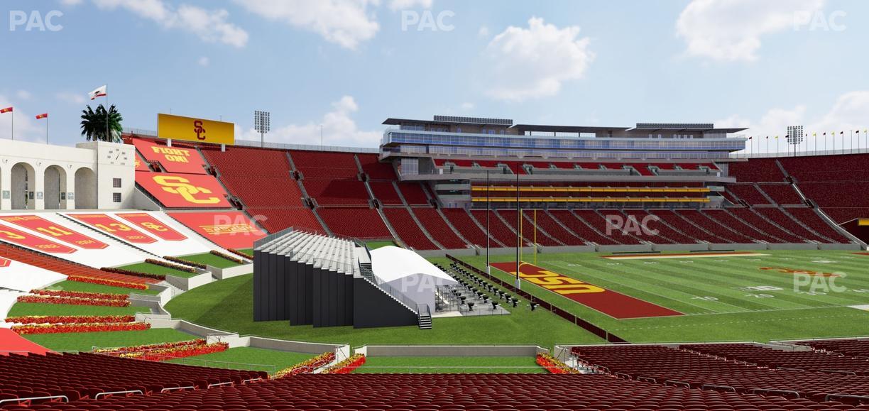 Los Angeles Memorial Coliseum - Section 126 Seat View