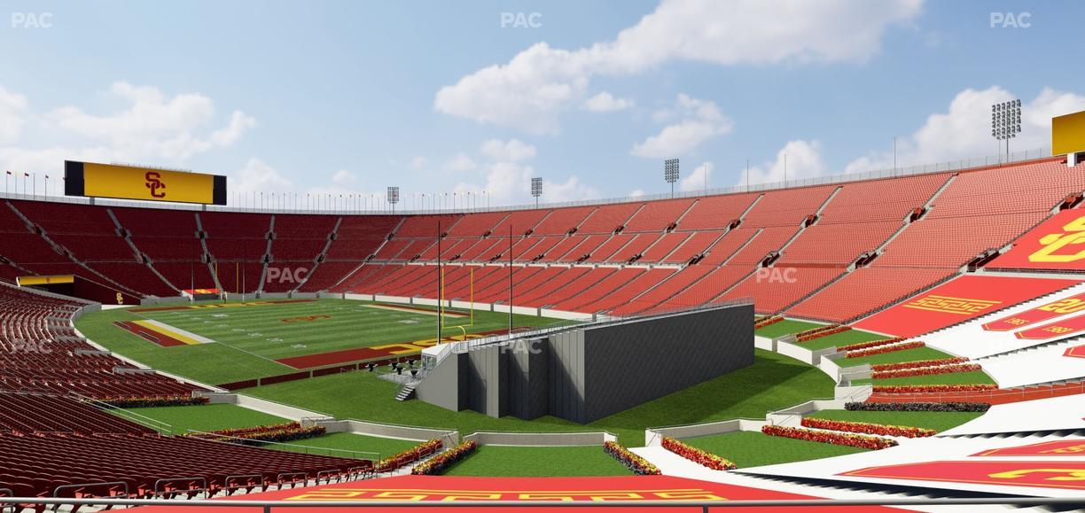 Los Angeles Memorial Coliseum - Section 200 Seat View