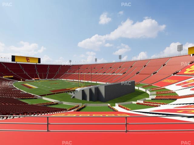 Los Angeles Memorial Coliseum - Section 200 Seat View