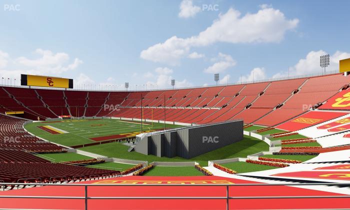 Los Angeles Memorial Coliseum - Section 200 Seat View