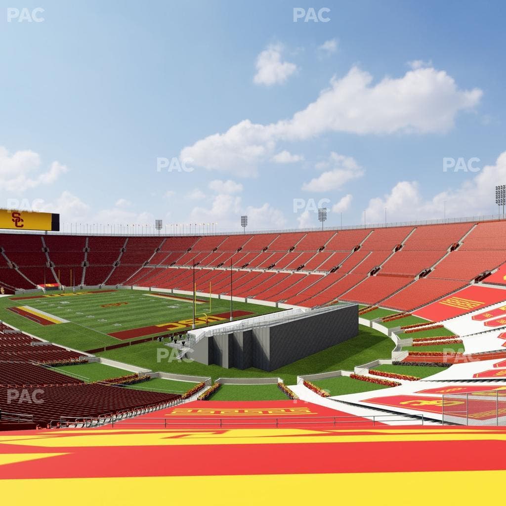 Los Angeles Memorial Coliseum - Section 200 Seat View