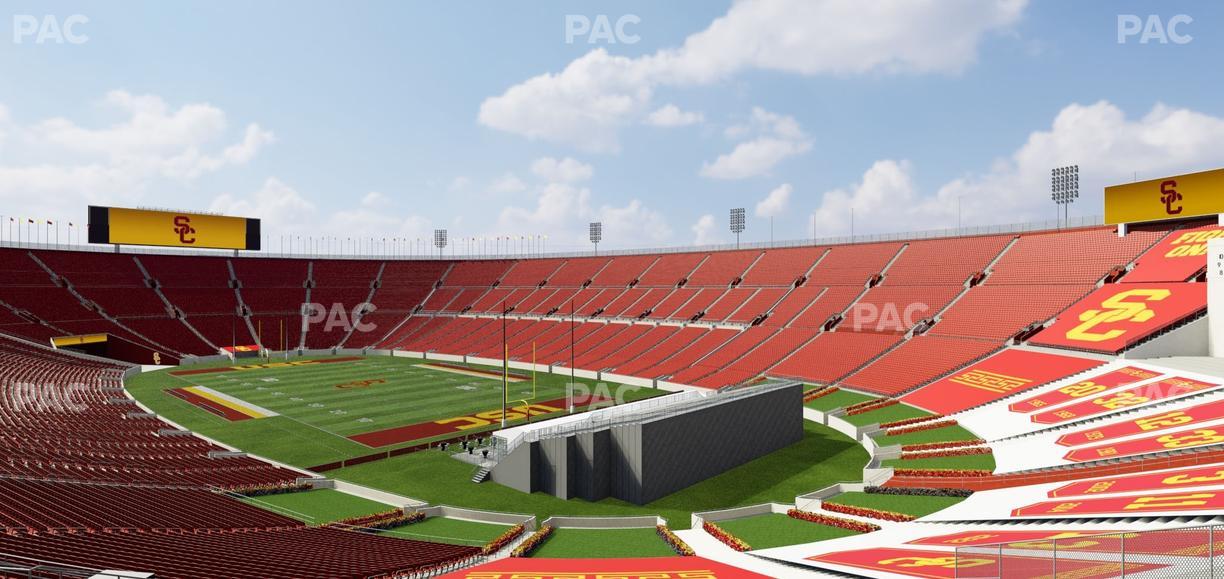 Los Angeles Memorial Coliseum - Section 200 Seat View