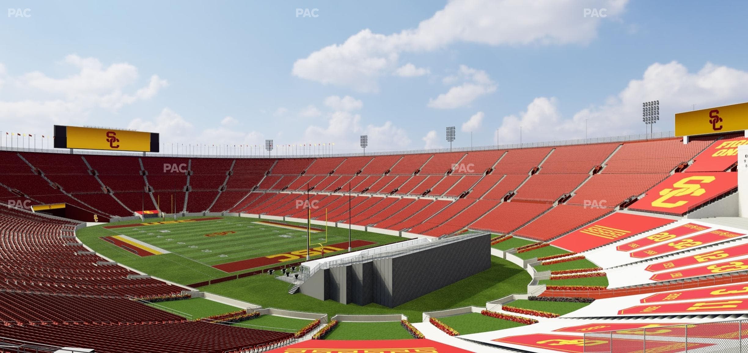 Los Angeles Memorial Coliseum - Section 200 Seat View
