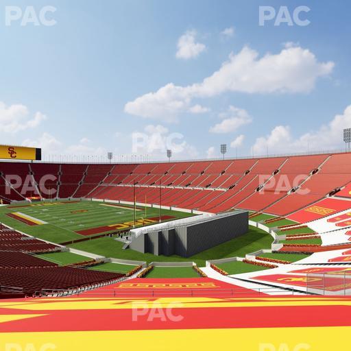 Los Angeles Memorial Coliseum - Section 200 Seat View