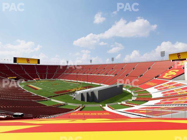 Los Angeles Memorial Coliseum - Section 200 Seat View