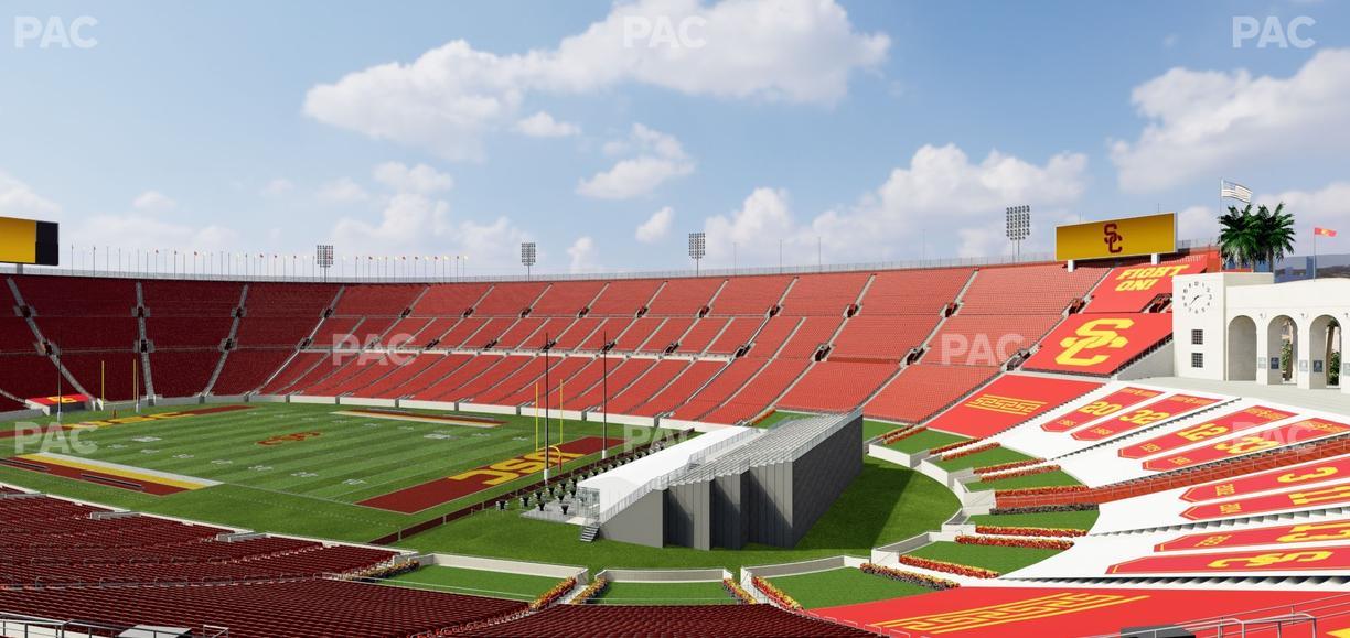 Los Angeles Memorial Coliseum - Section 201 Seat View