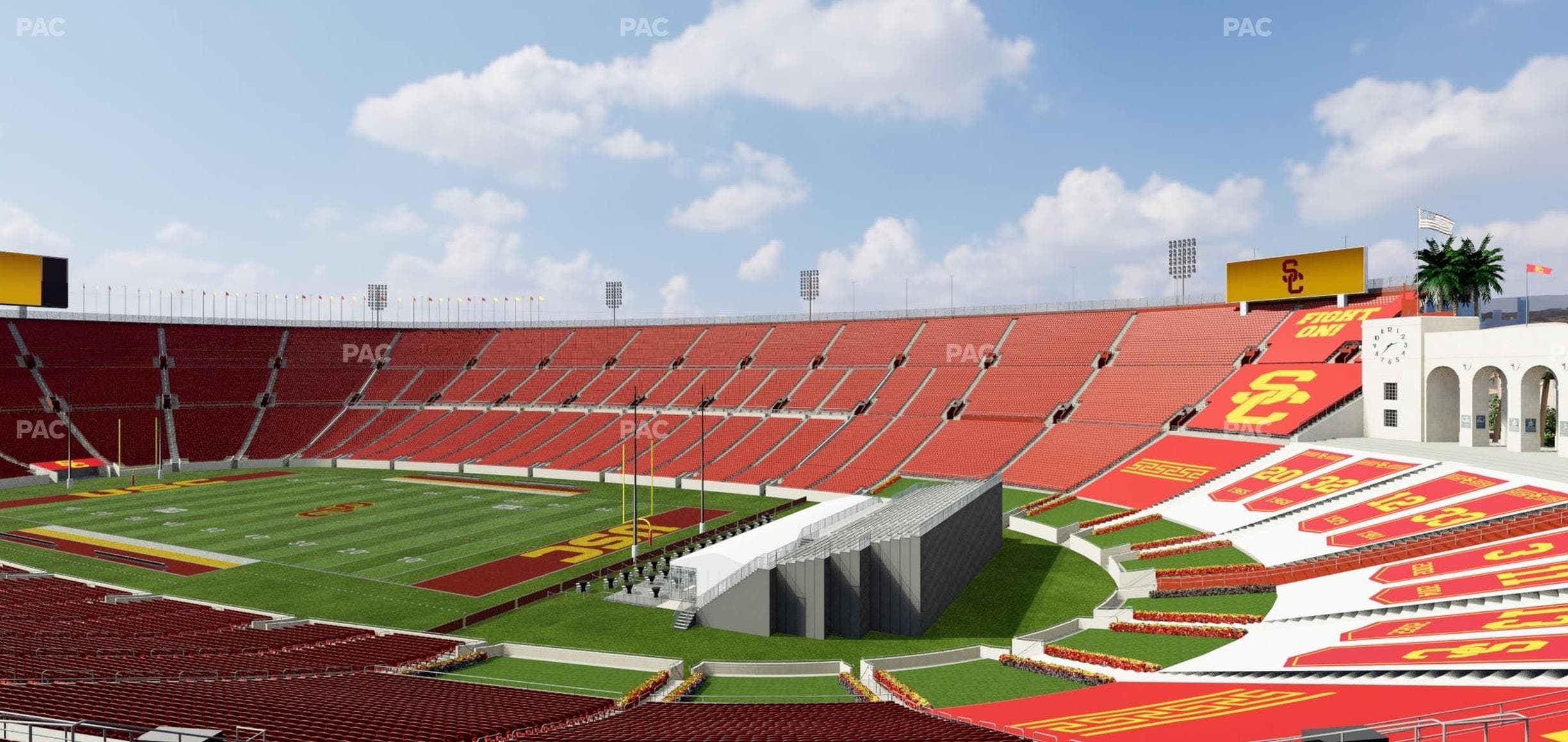 Los Angeles Memorial Coliseum - Section 201 Seat View