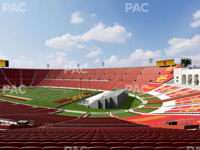 Los Angeles Memorial Coliseum - Section 201 Seat View