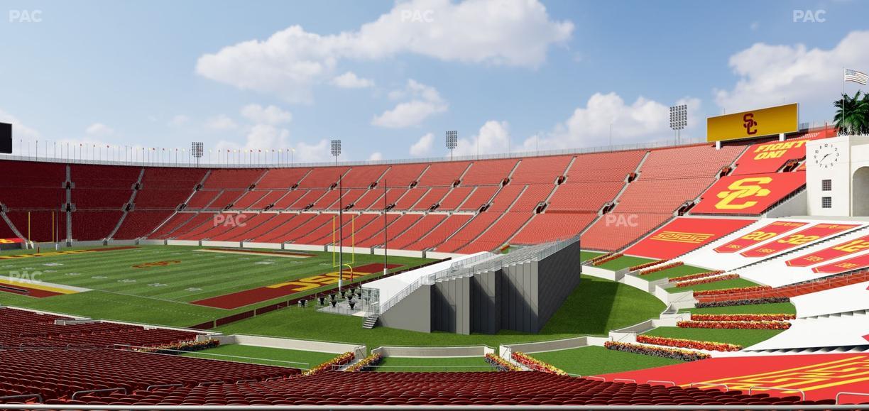 Los Angeles Memorial Coliseum - Section 201 Seat View