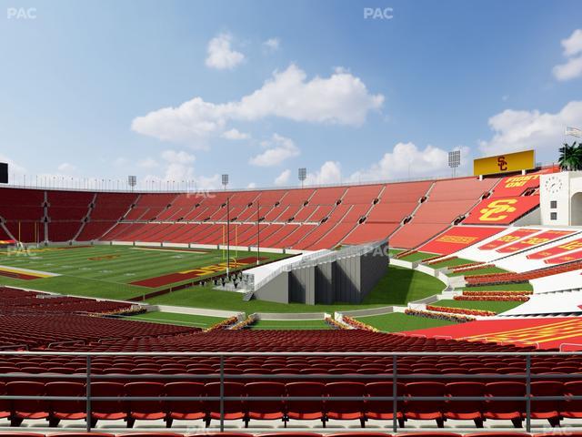 Los Angeles Memorial Coliseum - Section 201 Seat View