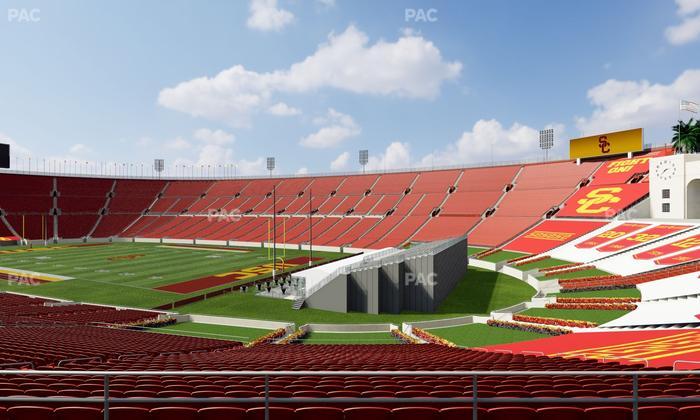 Los Angeles Memorial Coliseum - Section 201 Seat View