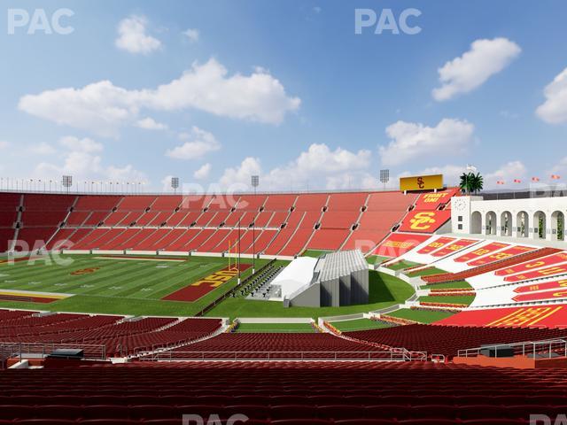 Los Angeles Memorial Coliseum - Section 202 Seat View