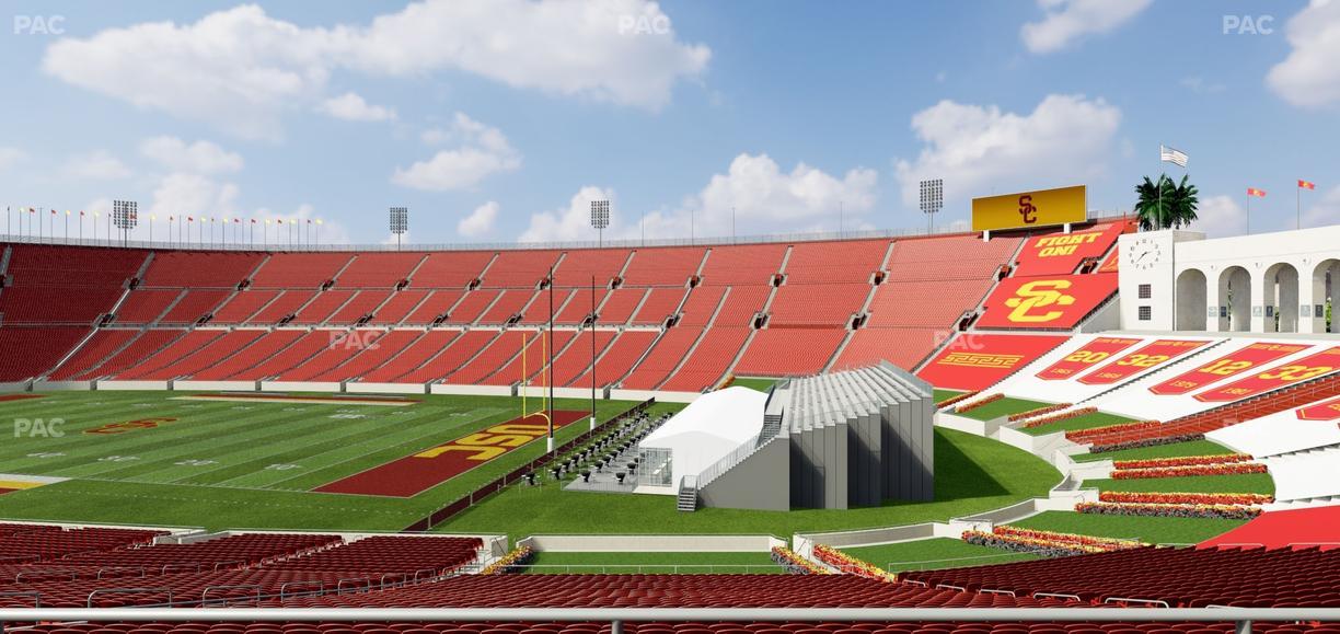 Los Angeles Memorial Coliseum - Section 202 Seat View