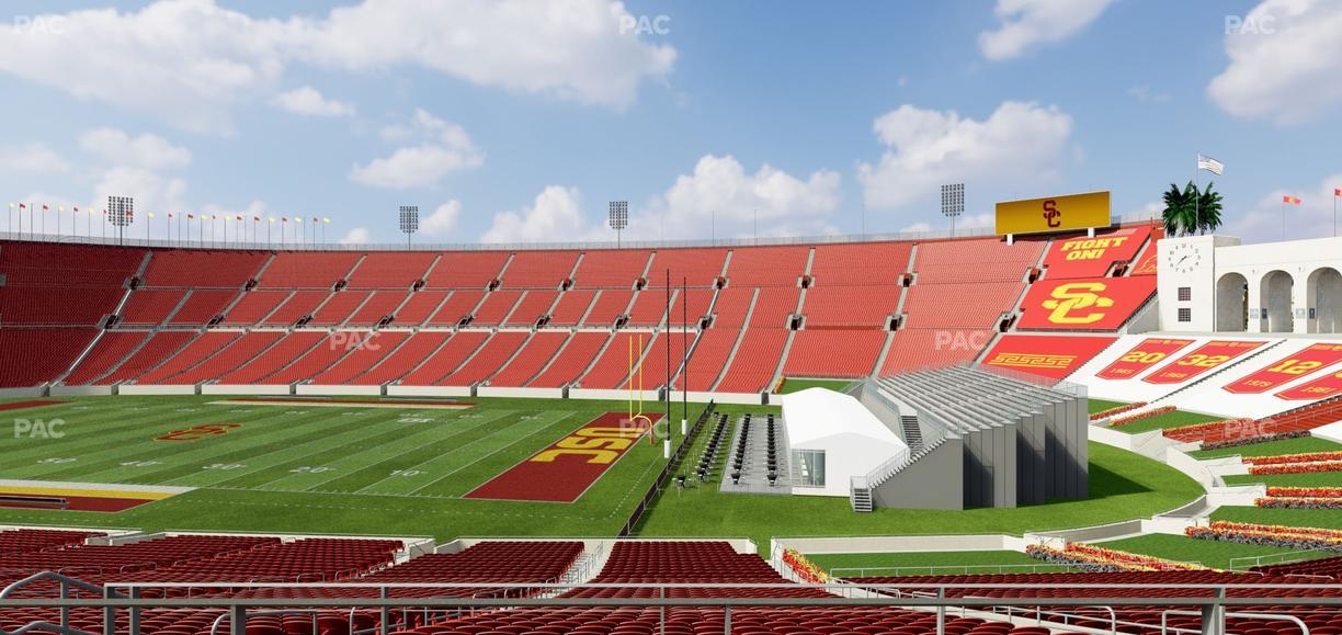 Los Angeles Memorial Coliseum - Section 203 A Seat View