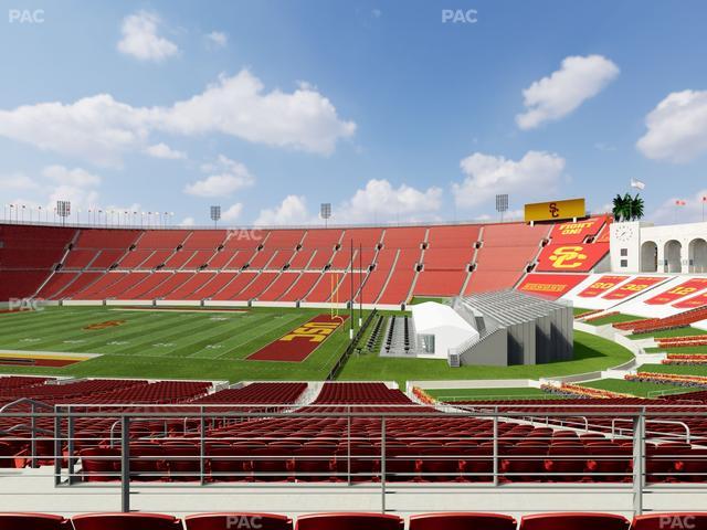 Los Angeles Memorial Coliseum - Section 203 A Seat View