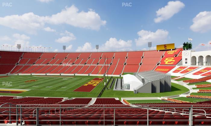 Los Angeles Memorial Coliseum - Section 203 A Seat View