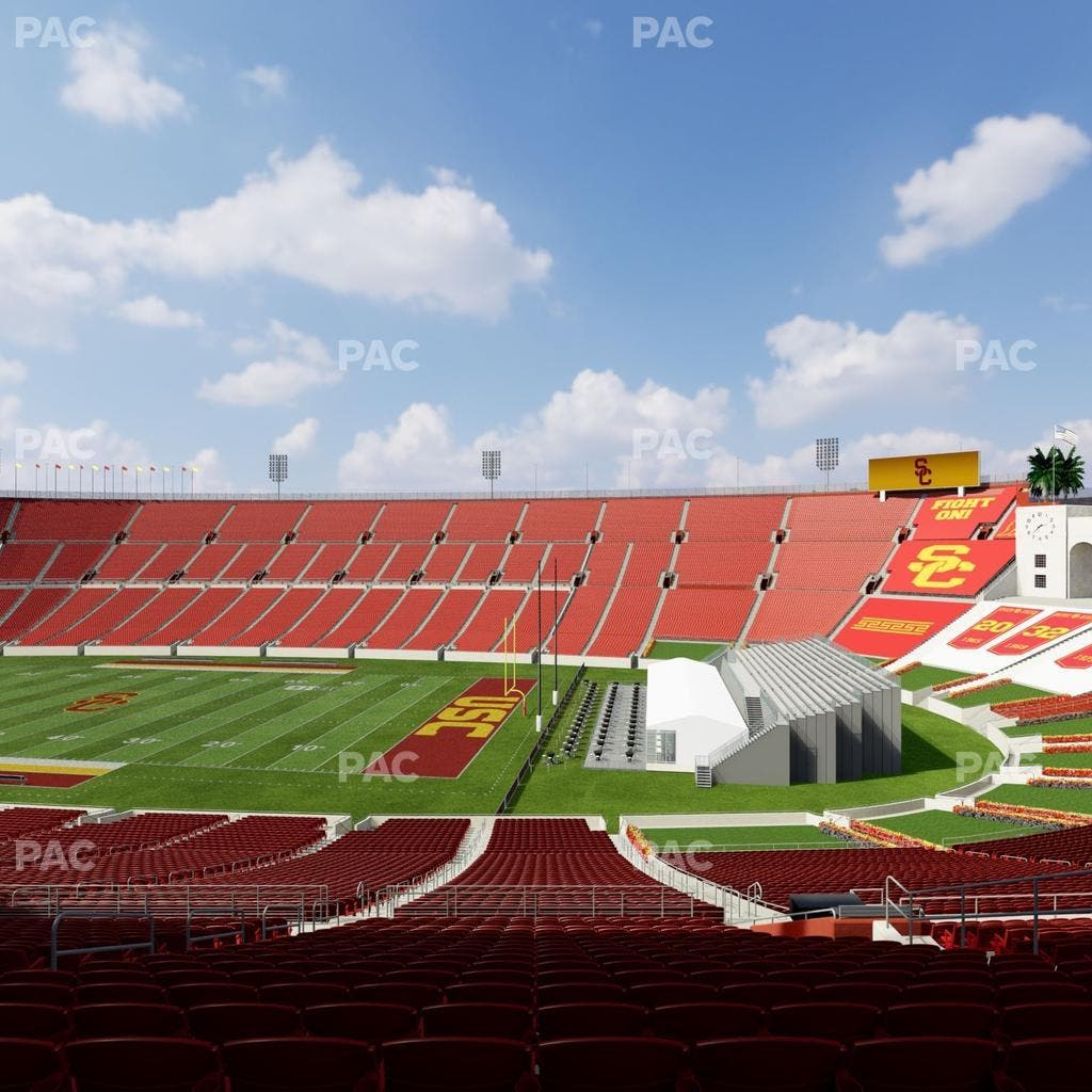Los Angeles Memorial Coliseum - Section 203 A Seat View