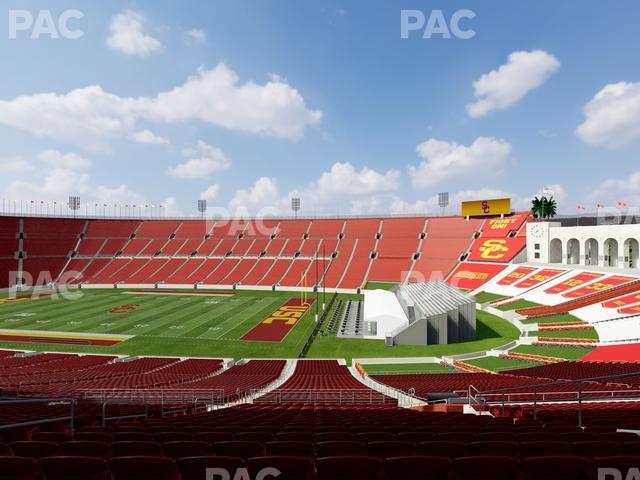 Los Angeles Memorial Coliseum - Section 203 A Seat View