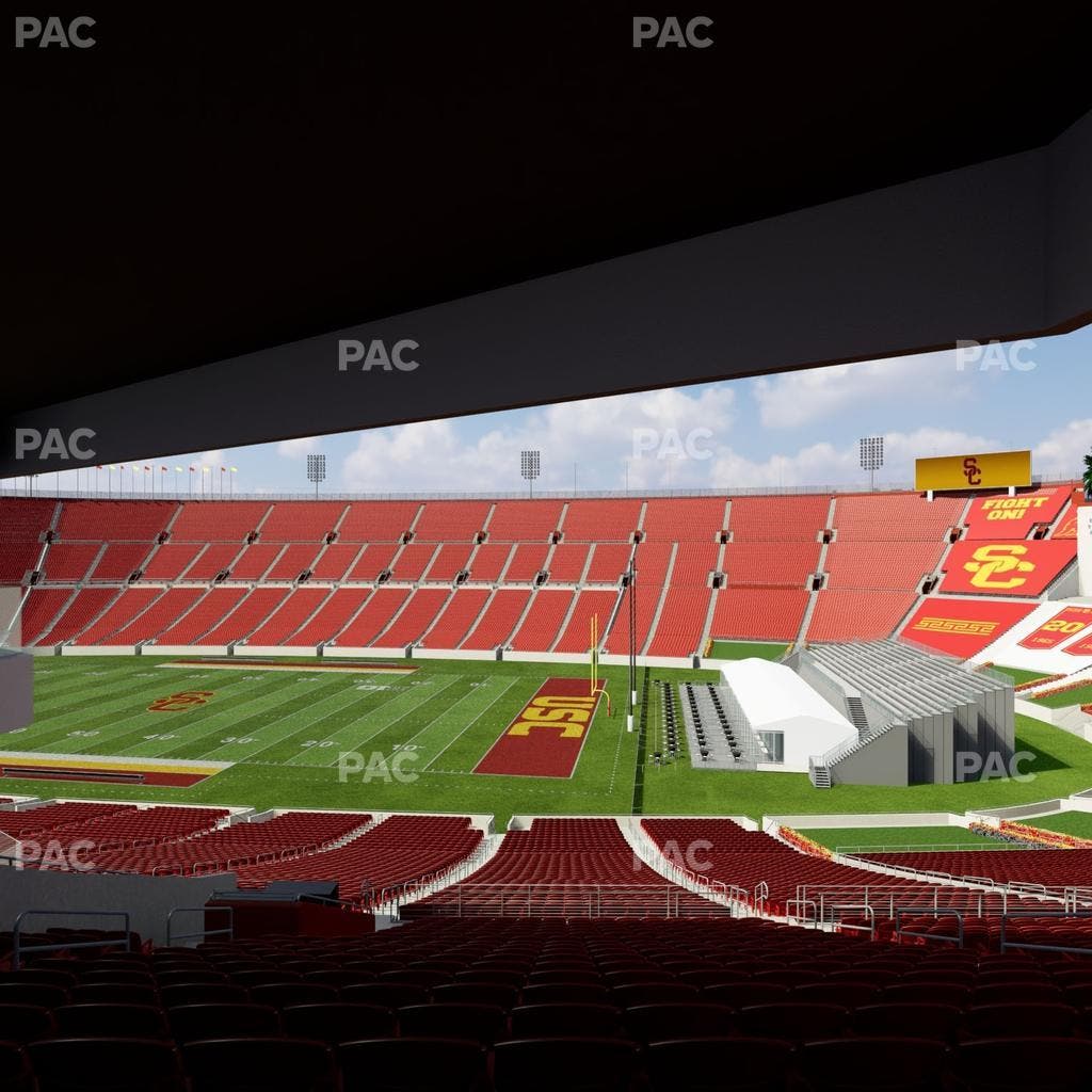 Los Angeles Memorial Coliseum - Section 203 B Seat View