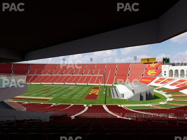 Los Angeles Memorial Coliseum - Section 203 B Seat View