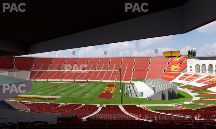 Los Angeles Memorial Coliseum - Section 203 B Seat View