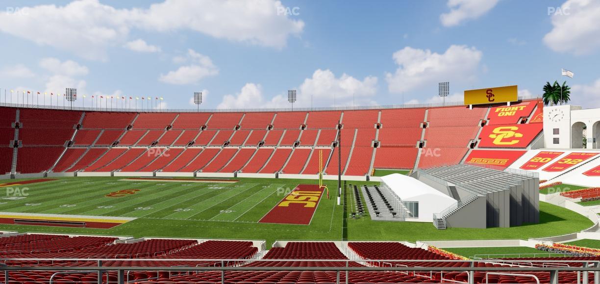 Los Angeles Memorial Coliseum - Section 203 B Seat View