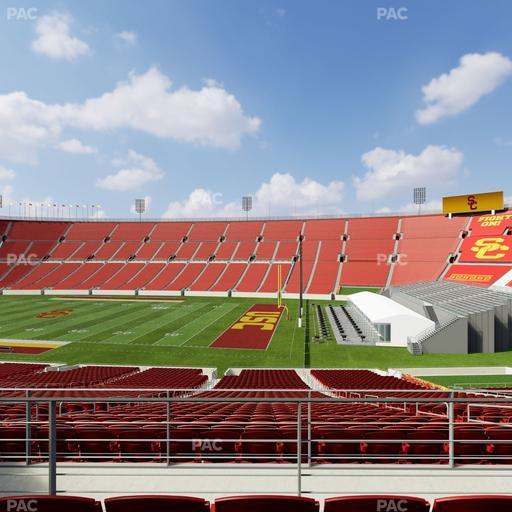 Los Angeles Memorial Coliseum - Section 203 B Seat View