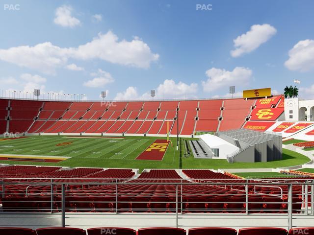 Los Angeles Memorial Coliseum - Section 203 B Seat View