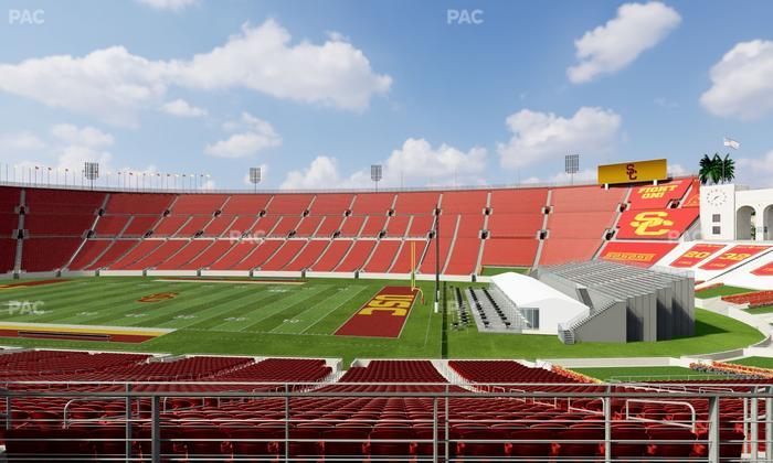 Los Angeles Memorial Coliseum - Section 203 B Seat View