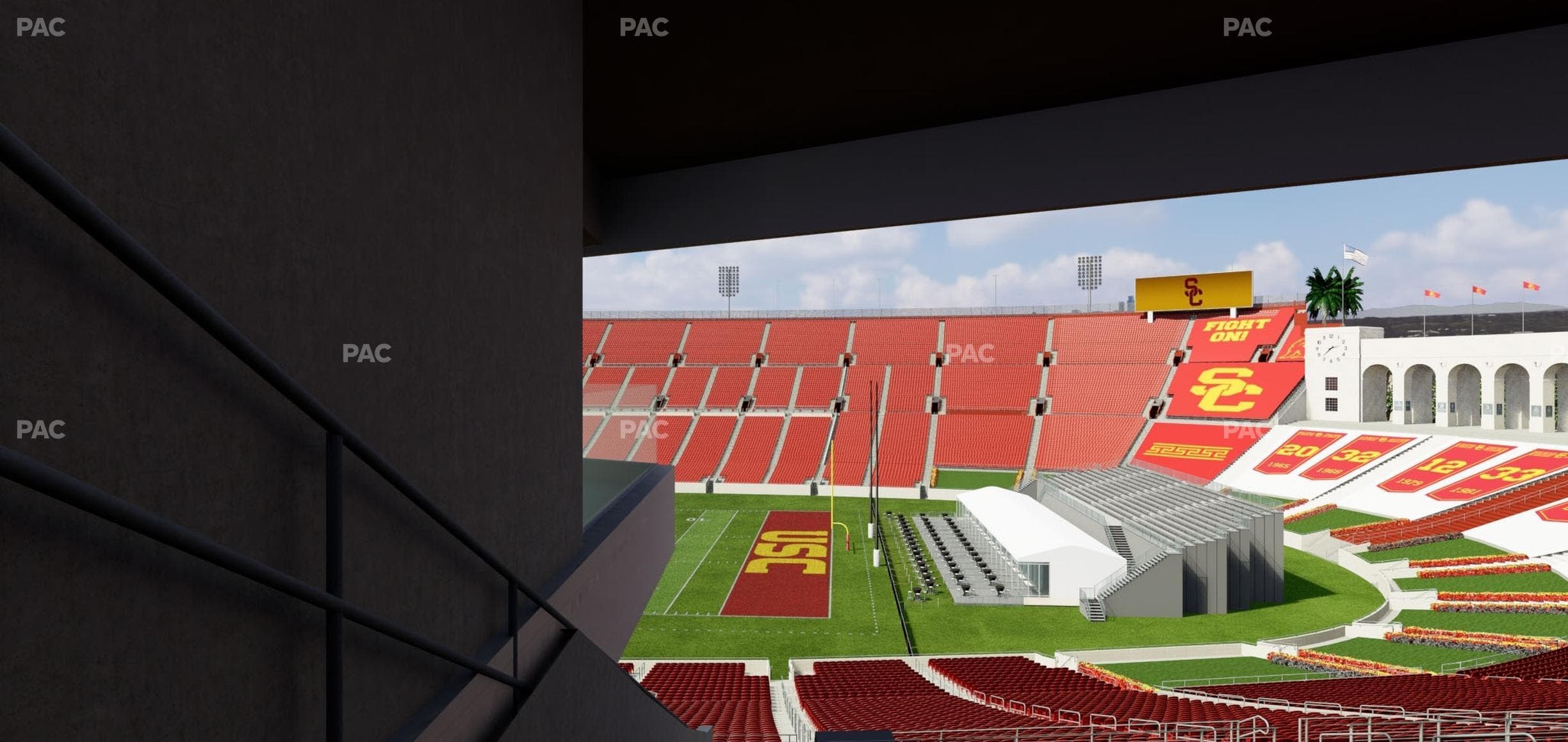 Los Angeles Memorial Coliseum - Section 204 A Seat View
