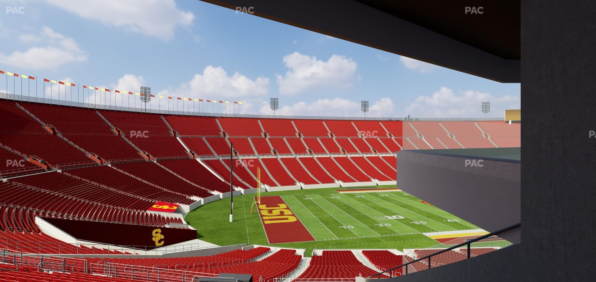 Los Angeles Memorial Coliseum - Section 209 B Seat View
