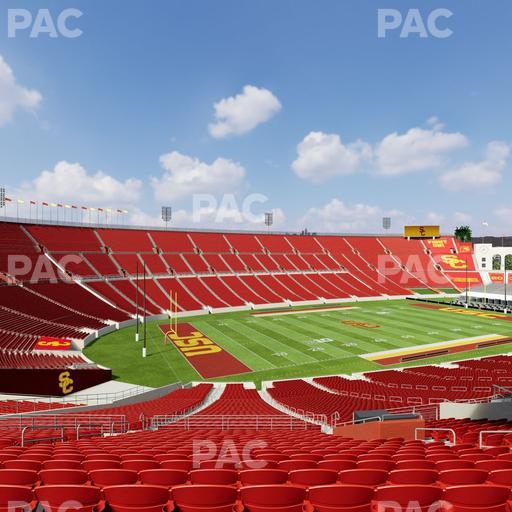 Los Angeles Memorial Coliseum - Section 210 A Seat View