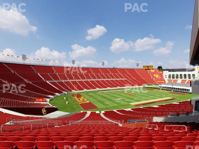 Los Angeles Memorial Coliseum - Section 210 A Seat View