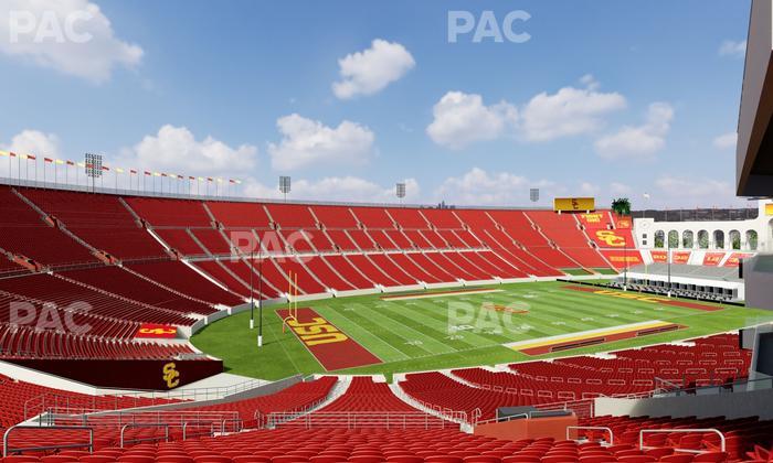 Los Angeles Memorial Coliseum - Section 210 A Seat View