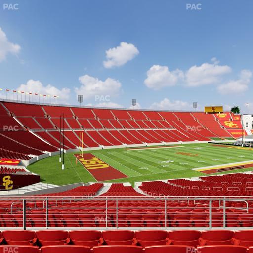 Los Angeles Memorial Coliseum - Section 210 A Seat View