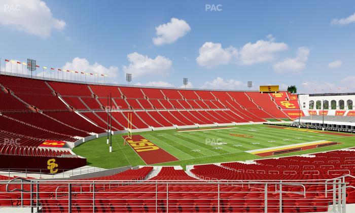 Los Angeles Memorial Coliseum - Section 210 A Seat View