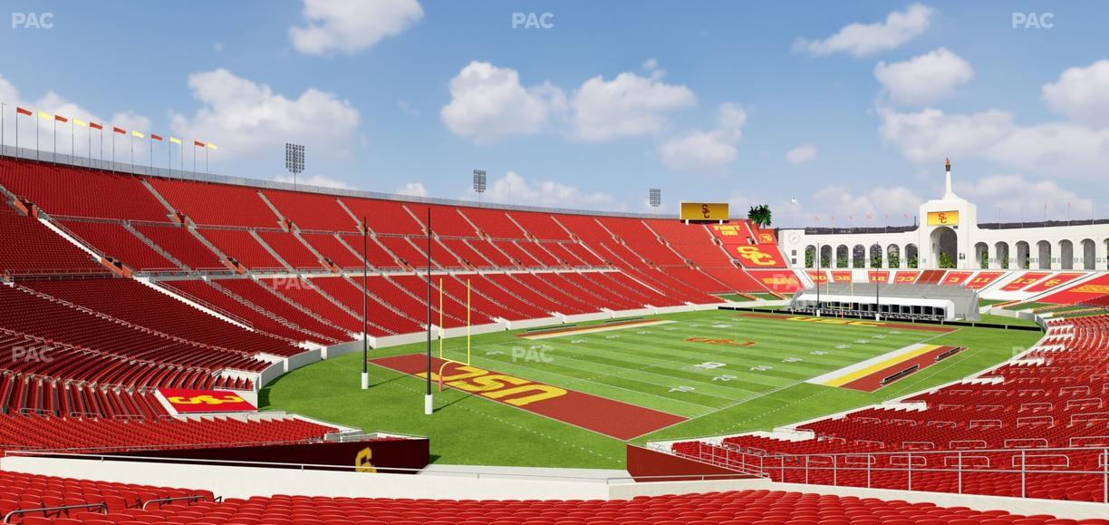 Los Angeles Memorial Coliseum - Section 211 Seat View