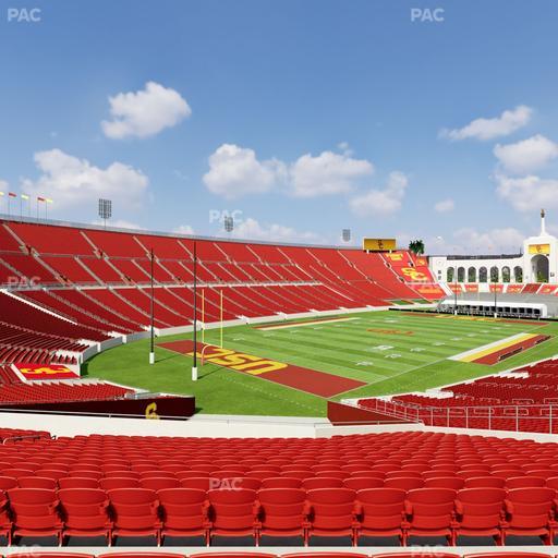 Los Angeles Memorial Coliseum - Section 211 Seat View