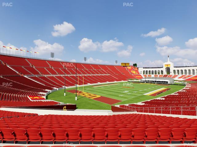 Los Angeles Memorial Coliseum - Section 211 Seat View