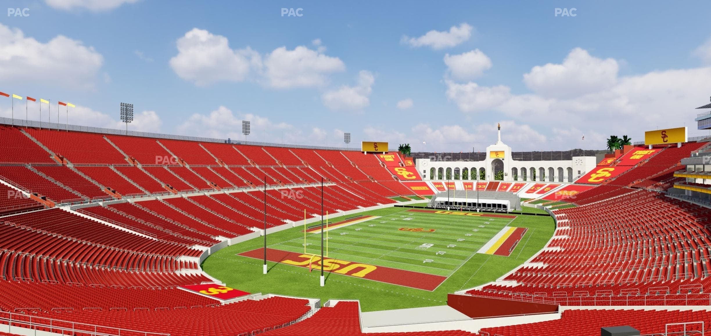 Los Angeles Memorial Coliseum - Section 212 Seat View