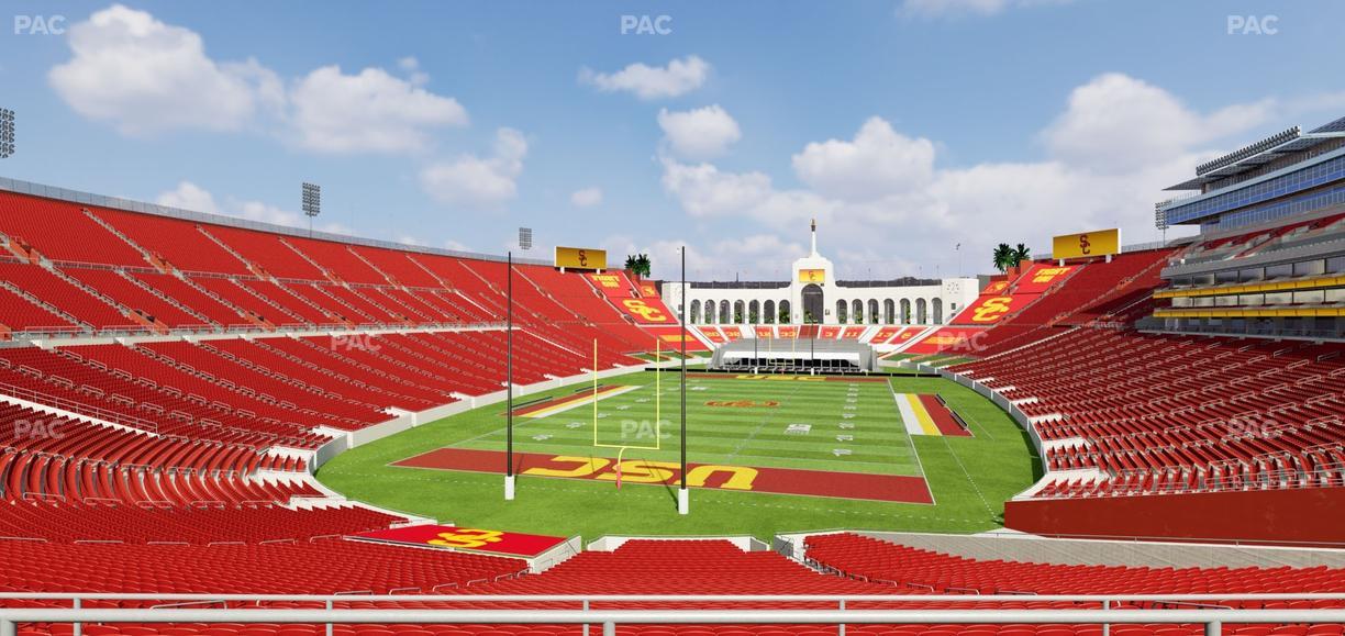 Los Angeles Memorial Coliseum - Section 213 Seat View