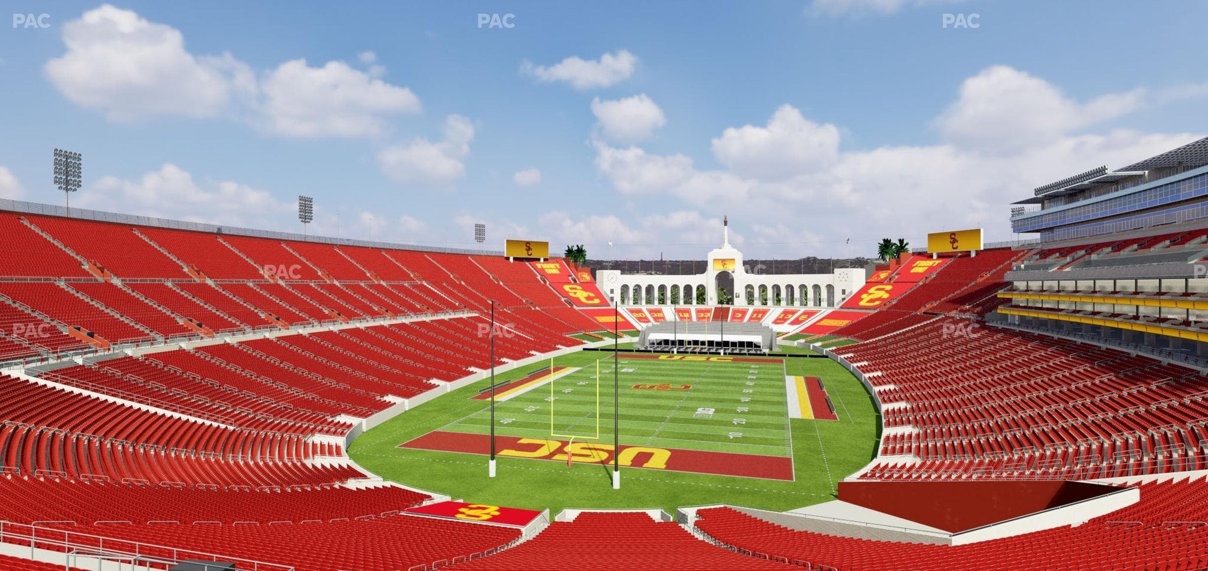 Los Angeles Memorial Coliseum - Section 213 Seat View